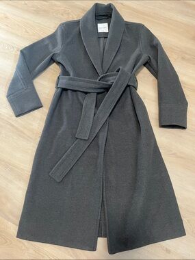 Gentle Fawn Green Long Coat Belt Women’s Medium